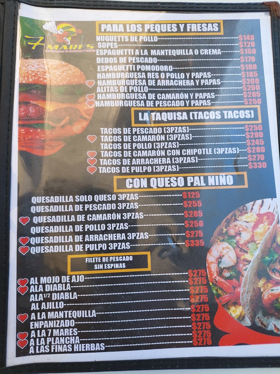 Restaurante 7 Mares Menu - Image 2