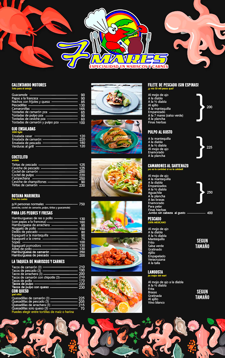 Restaurante 7 Mares Menu - Image 3